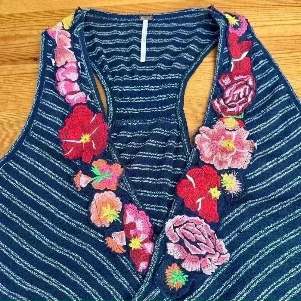 Free people embroidered tank - Picture 2 of 7